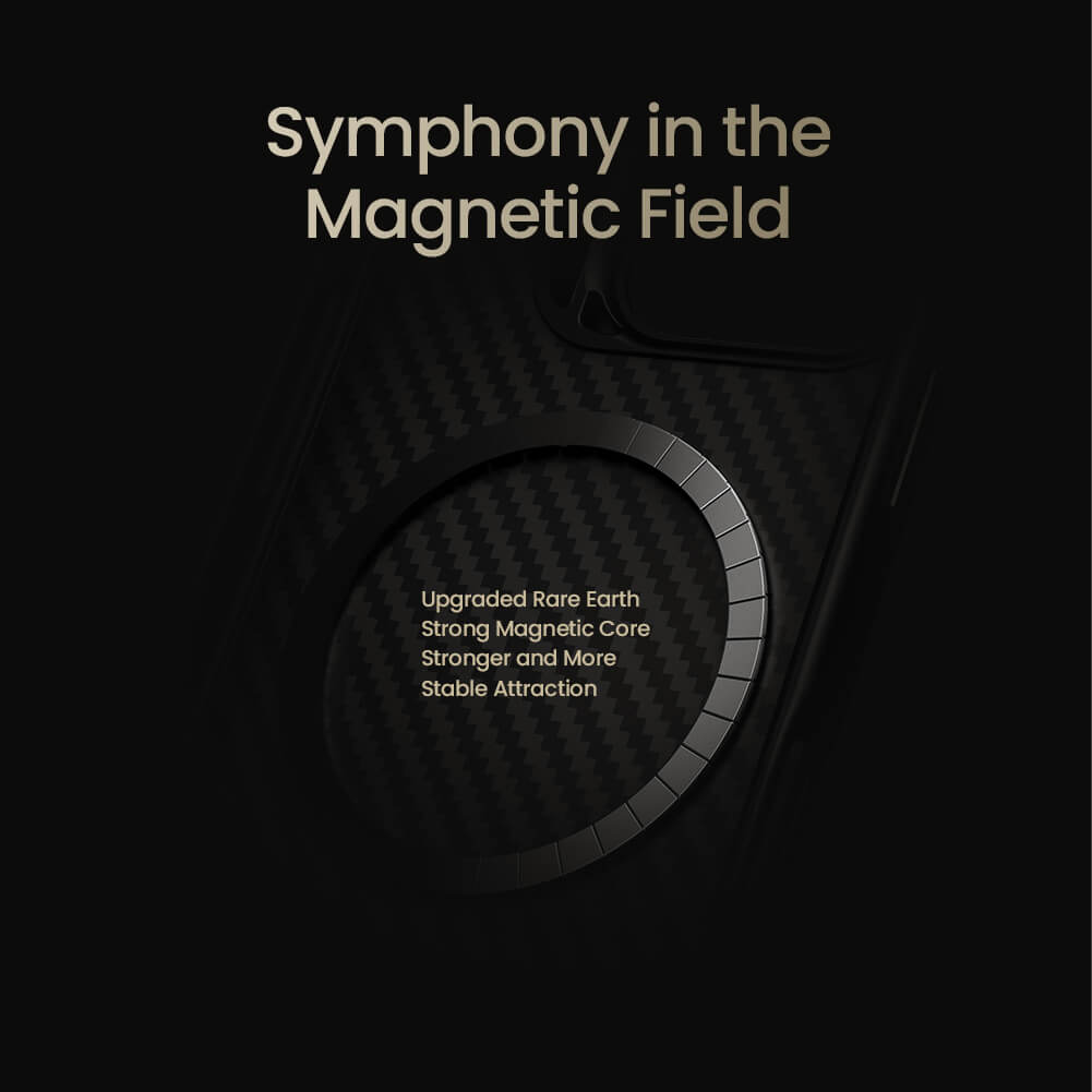 Чехол-крышка NILLKIN для Apple iPhone 16 Pro (серия Synthetic Fiber Pro Magnetic case)